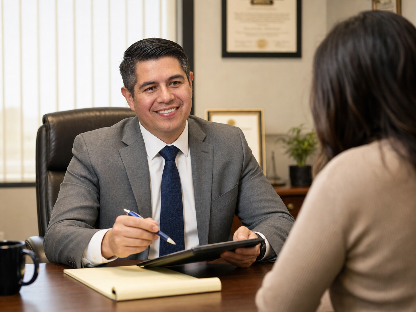 The Ruiz Law Firm website and online consultation experience